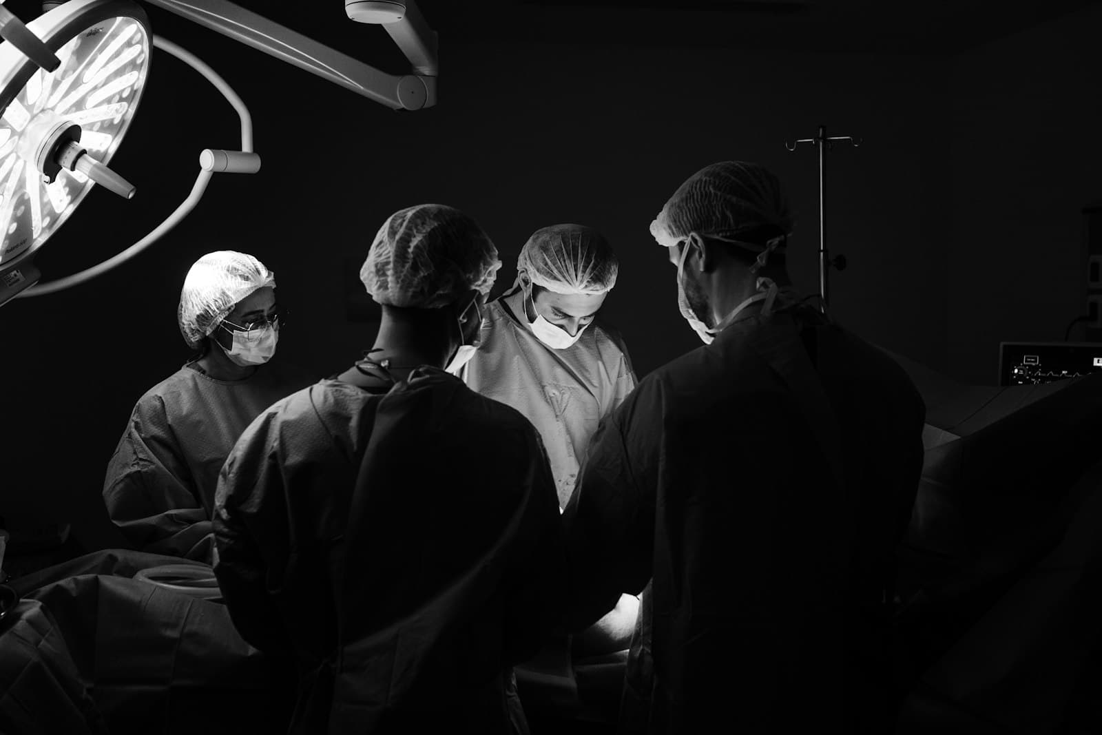 Hospital team in a moment of collaboration