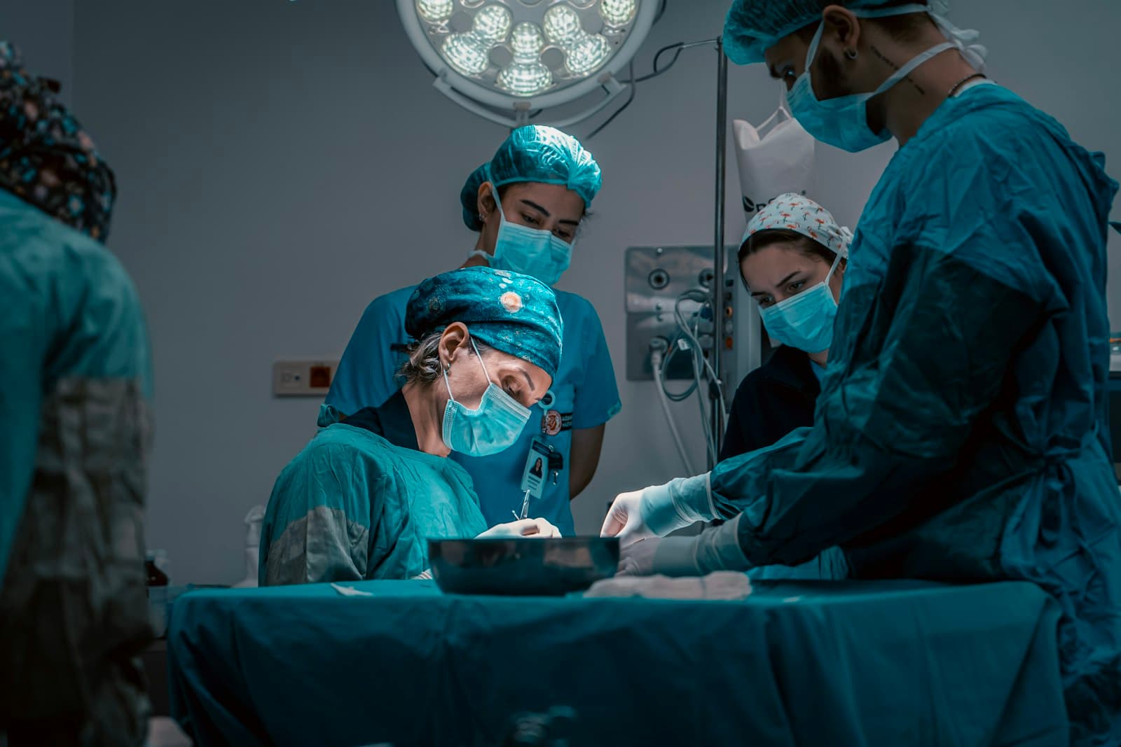 Surgical team at work